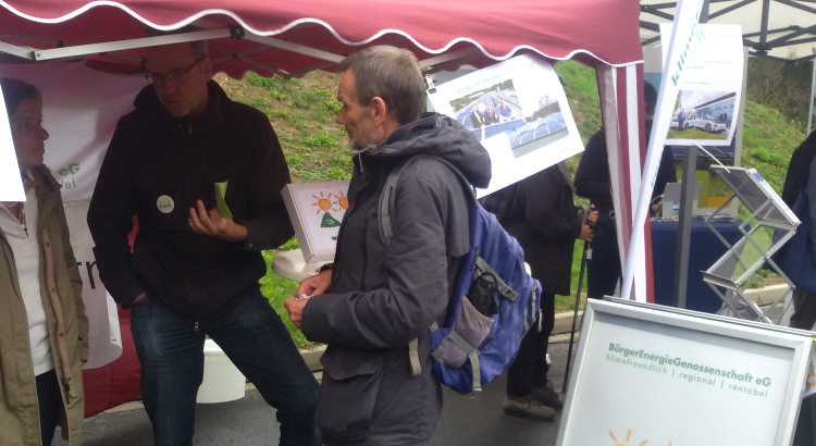 Die Bürgerenergiegenossenschaft BEG-58 auf dem Klimamarkt in Witten