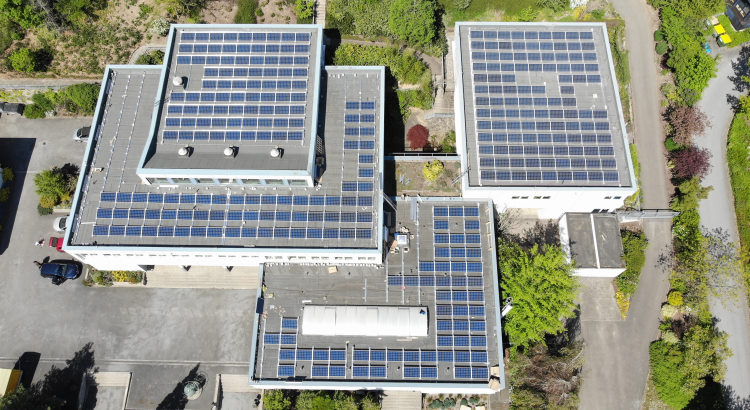 Solaranlage auf dem Berufskolleg Iserlohn-Letmathe