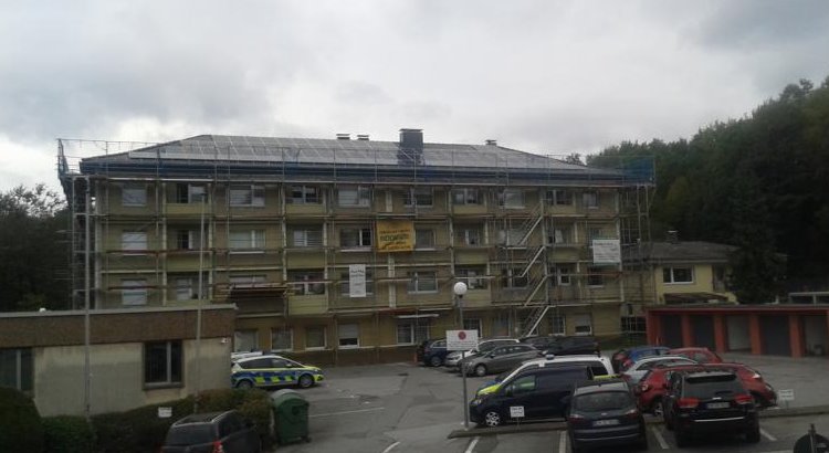 BEG-58 Solaranlage auf dem Gebäude der en|wohnen in der Kölnerstraße in Ennepetal