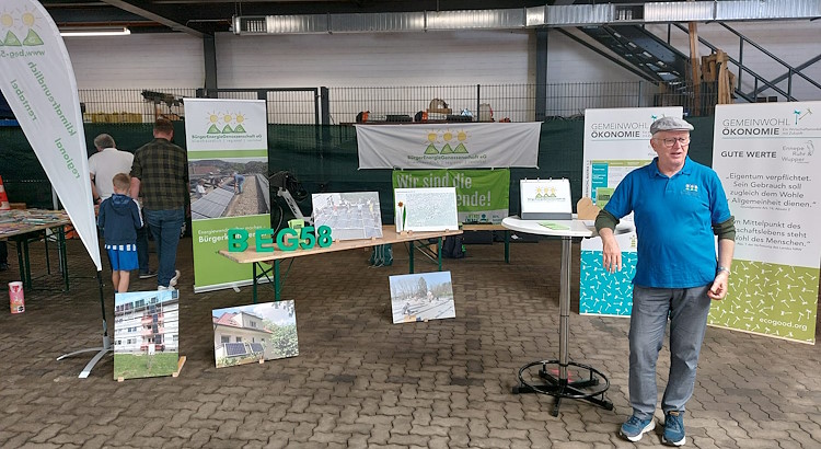 Der Stand der BEG-58 auf dem Umweltmarkt und Kindertag in Wetter.